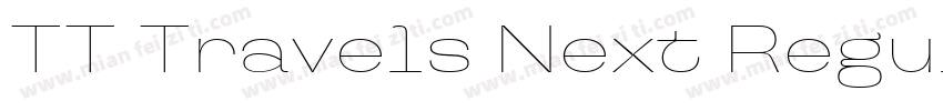 TT Travels Next Regular字体转换